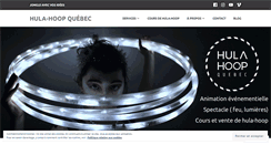 Desktop Screenshot of hulahoopquebec.com